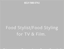Tablet Screenshot of bellyfoodstyle.com